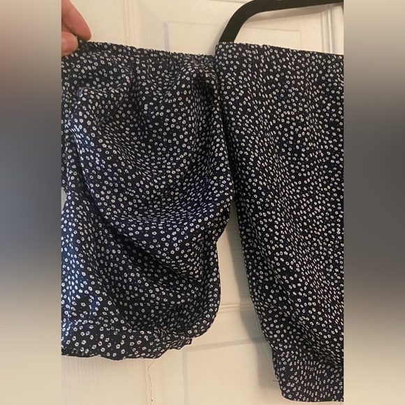 Dynamite cropped tube top with puffed sleeves - Picture 2 of 3